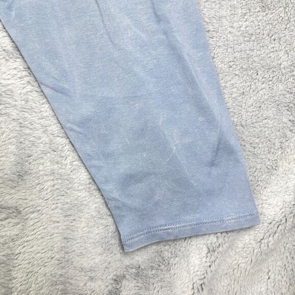 VRST Mens Essential Hoodie Large Blue Muted Denim Logo Modal Stretch Pullover - Picture 5 of 12